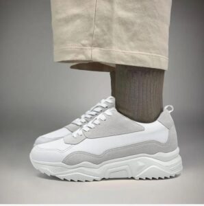 Białe Sneakersy Chunky 2.76 cala / 7 CM