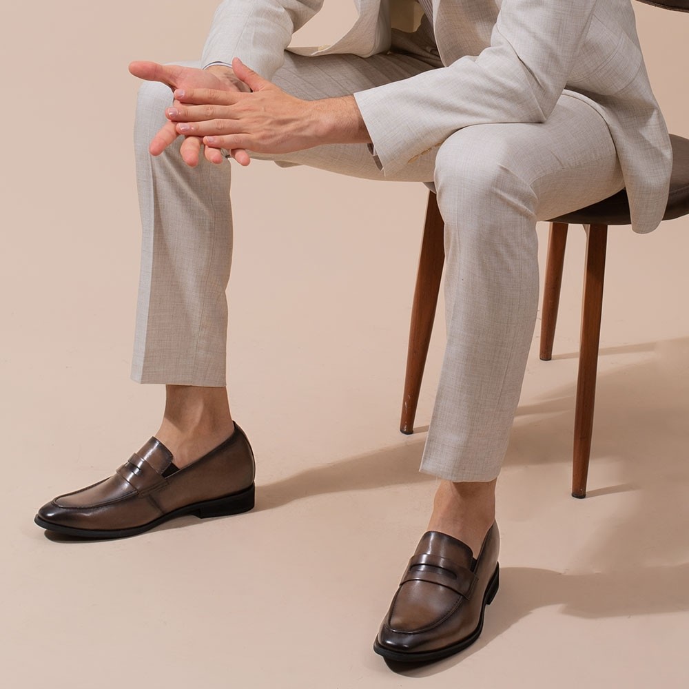 buty loafer podnoszące wzrost