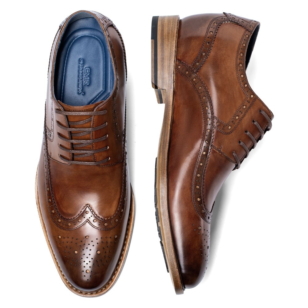 buty derby podnoszące wzrost