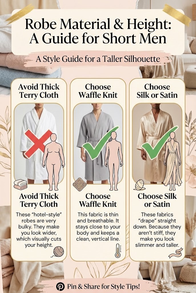 robes for short men Fabric Matters