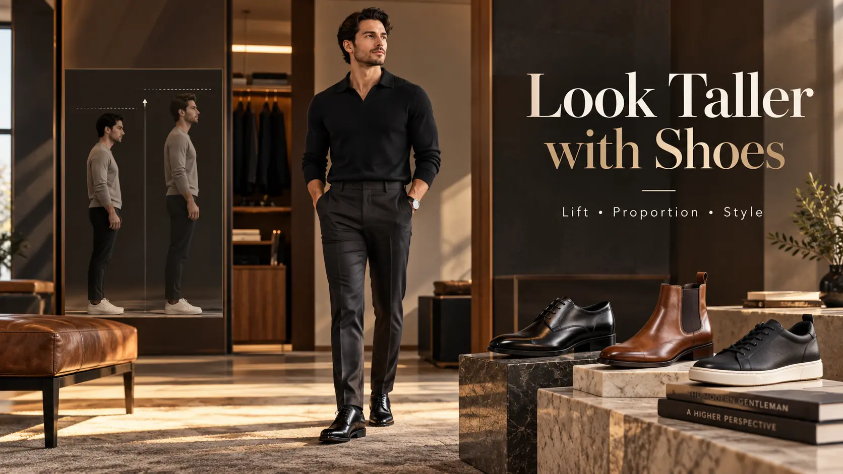 How to Look Taller with Shoes for Short Men