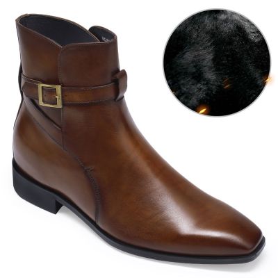 Botki z Aksamitnym Wnętrzem 7 cm