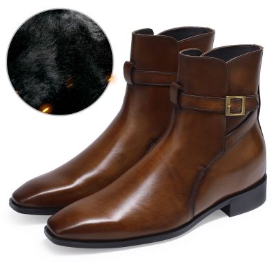 Botki z Aksamitnym Wnętrzem 7 cm