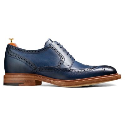 Do 7 cm – Eleganckie Buty Derby Ze Skóry Cielęcej