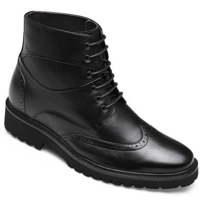Botki Brogue z Podwyższeniem 7 cm