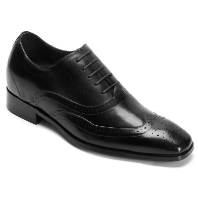 Dostosowane Buty Oxfords 7 cm Wingtip - Rozmiary 37-45
