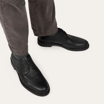 6 cm Wegańskie Buty Brogue Formalne