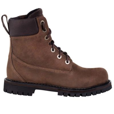 7 cm Brązowe Botki Motocyklowe | CHAMARIPA