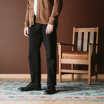 Męskie buty podwyższające CMR CHAMARIPA | Czarne buty full brogues ze skóry cordovan 7 CM
