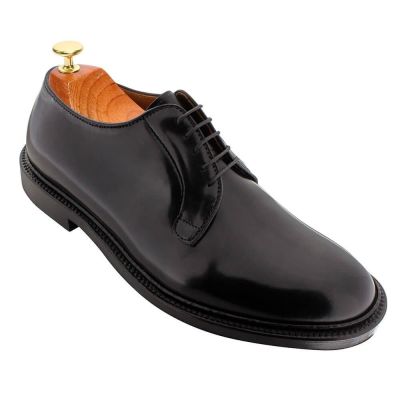 7 cm Buty Derby ze Skóry Shell Cordovan