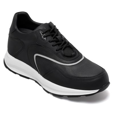 CMR CHAMARIPA Męskie sneakersy podwyższające | Antypoślizgowe buty skórzane 9 CM