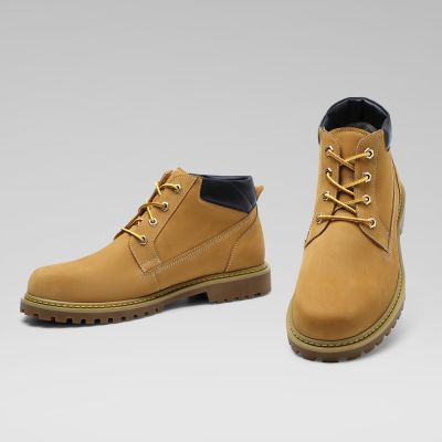 Botki Nubukowe 6 cm z Futrem | CHAMARIPA