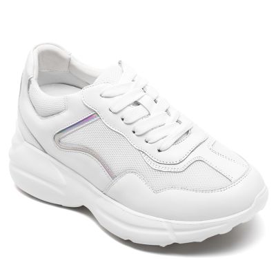 8 cm Damskie Sneakersy Zwiększające Wzrost