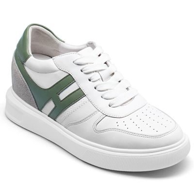Sneakersy 6 cm Damskie Białe