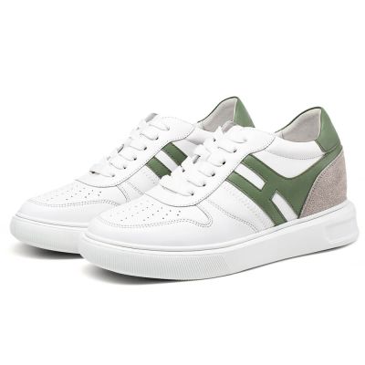 Sneakersy 6 cm Damskie Białe