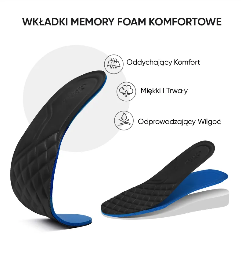 WKŁADKI MEMORY FOAM KOMFORTOWE